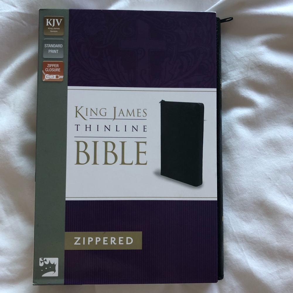 Brand new King James thinline Bible (black)